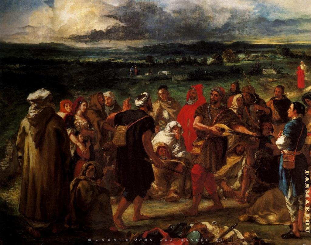 EUGENE DELACROIX-1848 COMEDIENS OU BOUFFONS.JPG